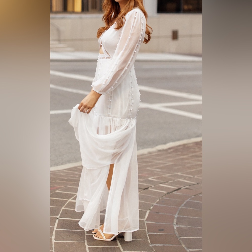 Untamed Petals Hilton Cut Out Dress